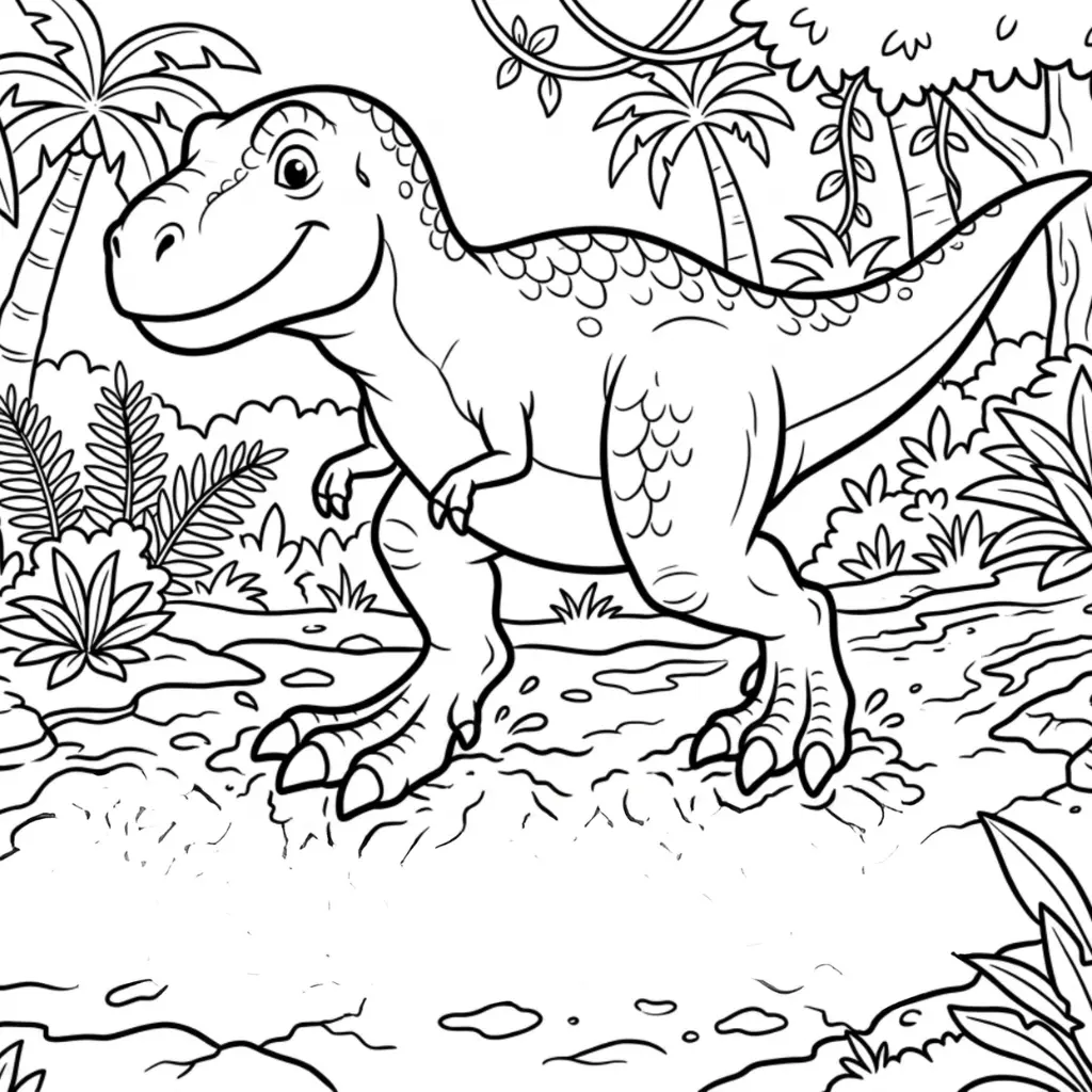 Personalized coloring pages cover starring a child - Template