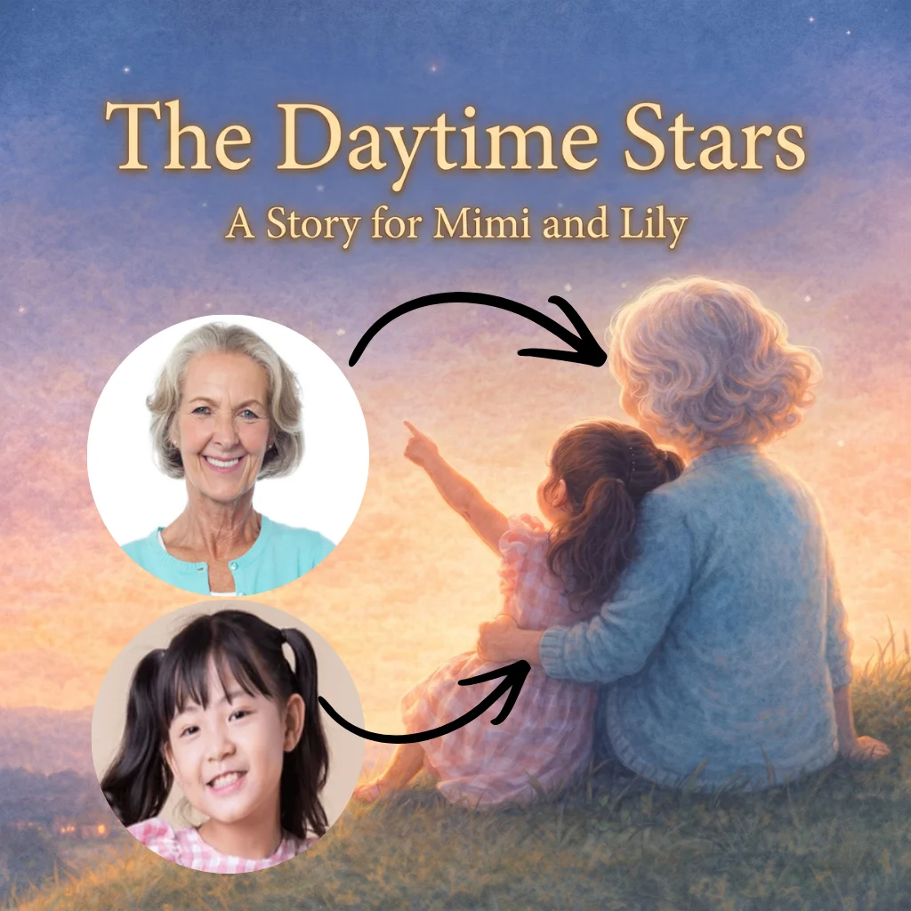 The Daytime Stars storybook example cover (alternate)