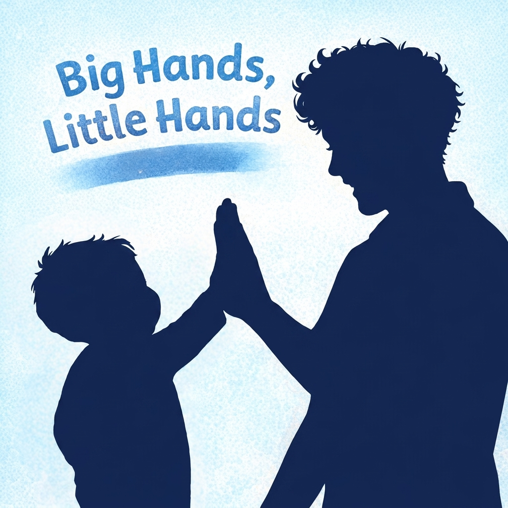 Big Hands, Little Hands personalized storybook cover