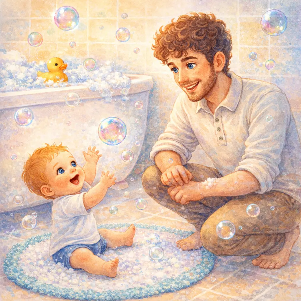 Big Hands, Little Hands personalized storybook example page